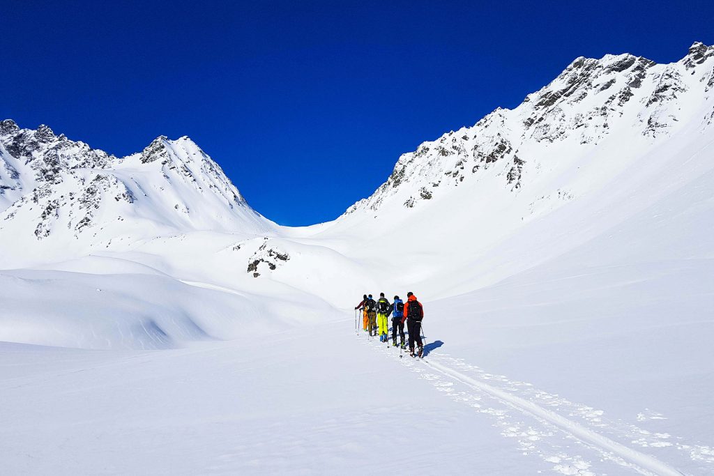 Tourskiën en spplitboarden in de Silvretta, Oostenrijk