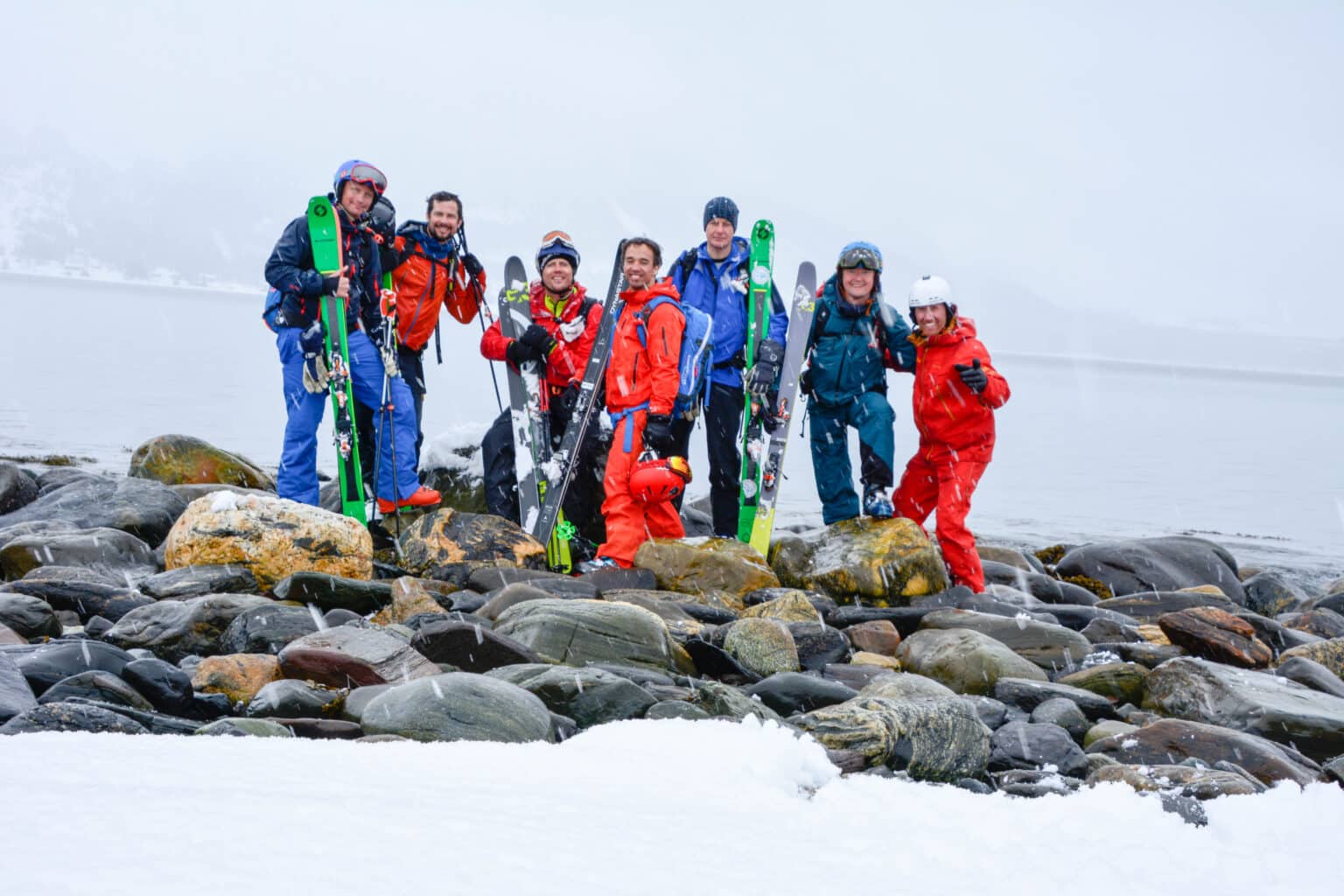 Tourskiën in Noorwegen. Vulkana