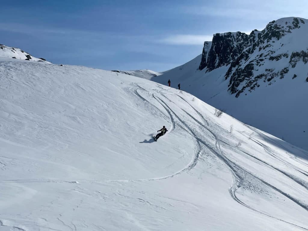 Tourskiën Lofoten Noorwegen