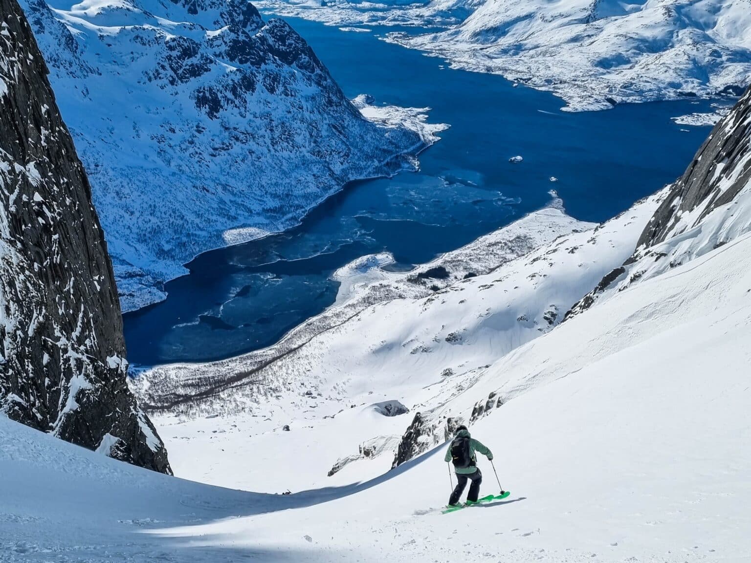 Tourskiën Lofoten Noorwegen