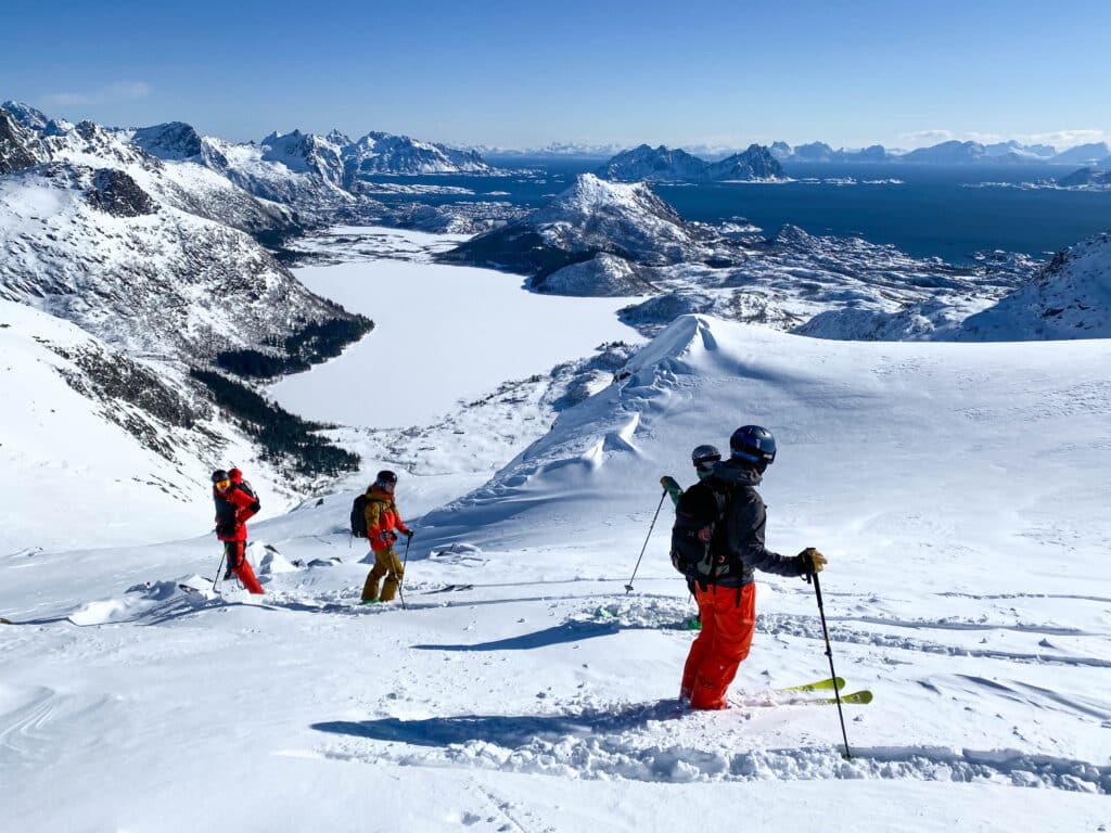 Tourskiën Lofoten Noorwegen