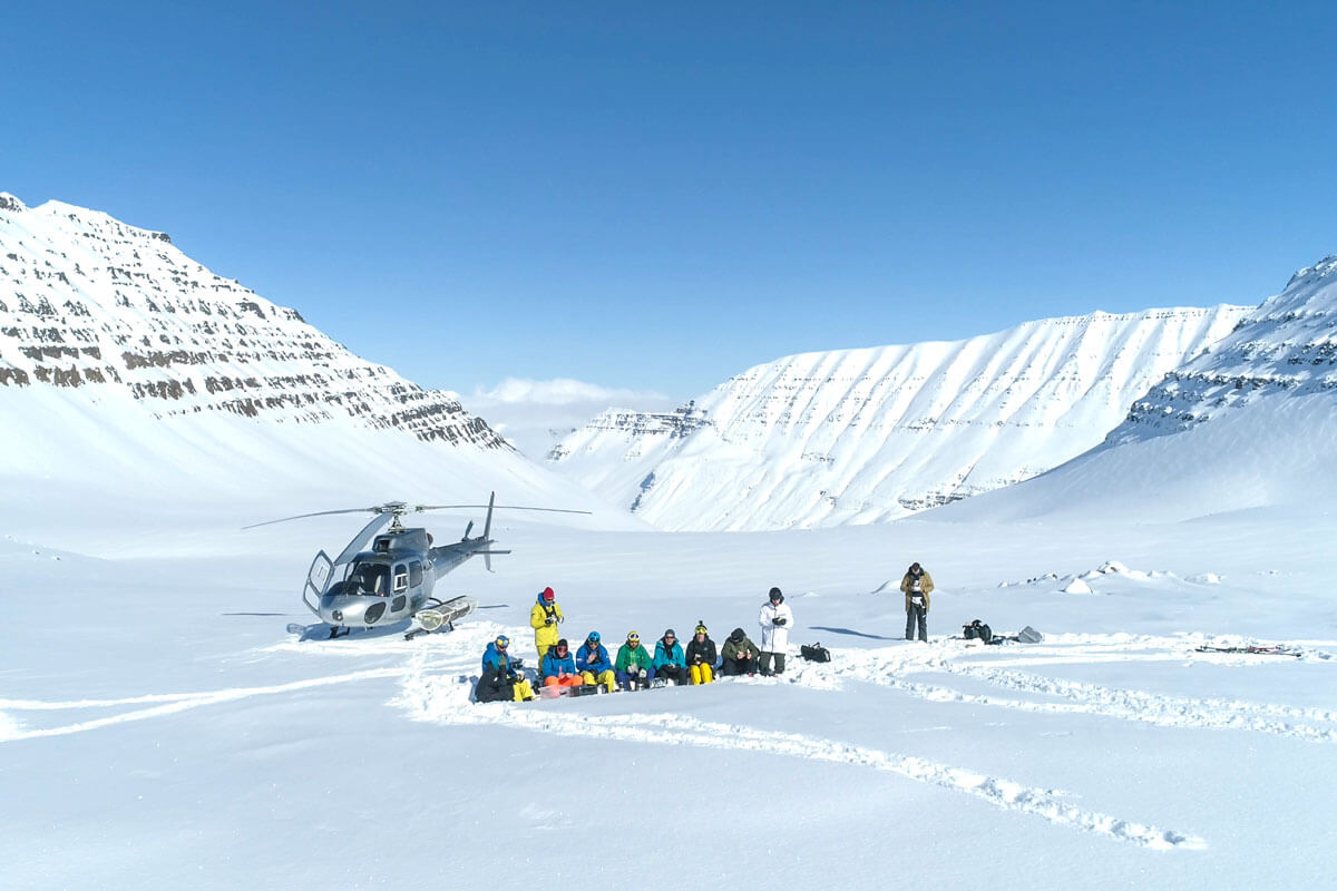 Heliskiën en boarden in IJsland - Viking Heliskiing