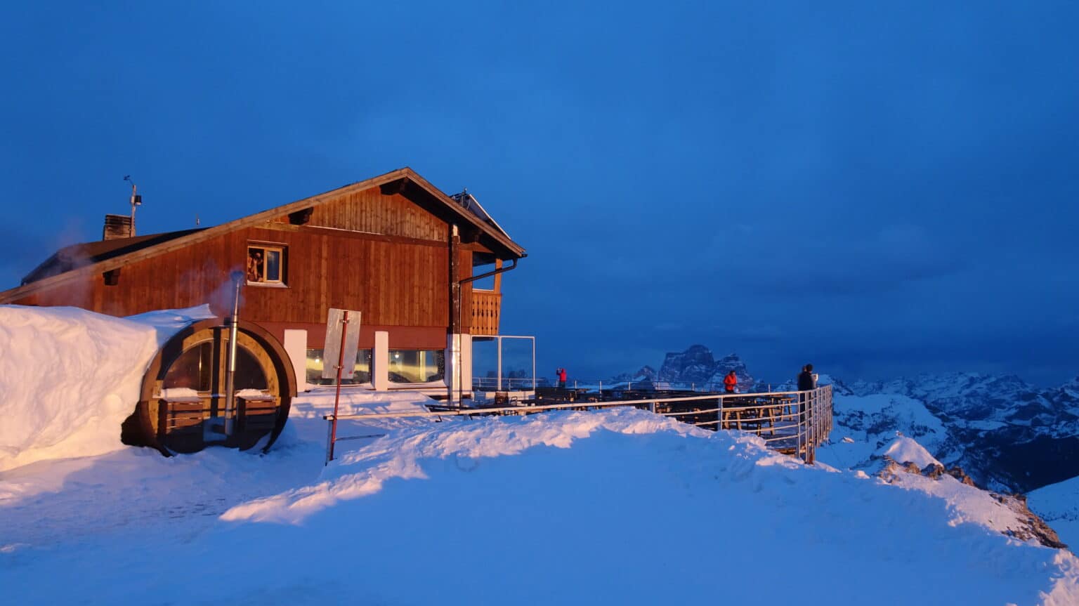 Huttentocht dolomieten berghut met sauna